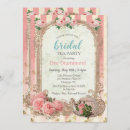 Search for tea bridal shower invitations Vintage tea party