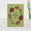 Search for ladybug birthday cards Insect