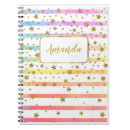Search for stars and stripes notebooks Girly