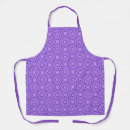 Search for purple background aprons Geometric