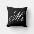 Search for newlywed cushions Black and white