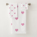 Search for pink heart bath towels Stylish