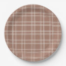 Search for brown gingham paper plates Minimalist