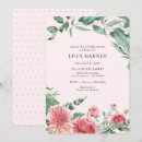 Search for pink and green bridal shower invitations Bride