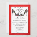 Search for classy shoes invitations Red