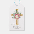 Search for first holy communion gift tags Floral