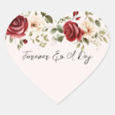 Search for cream and red wedding stickers Roses