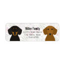 Search for black and tan dachshund return address labels Dog