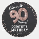 Search for 90 years stickers Ninetieth