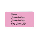 Search for light pink return address labels Plain