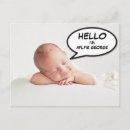 Search for two sided birth announcement cards Blue