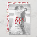 Search for black white red wedding invitations Typography