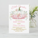 Search for ribbon baby shower invitations Pink bow