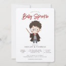 Search for harry potter baby invitations Wizarding world baby