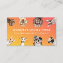 Search for cute business cards Dog