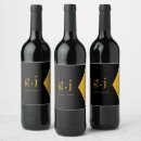 Search for gold foil wine labels Minimal