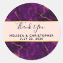 Search for gold purple wedding stickers Elegant