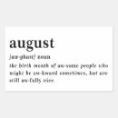 Search for august stickers Funny