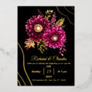 Search for red black gold wedding invitations Fall