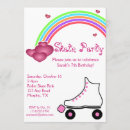 Search for rainbow skate invitations Fun