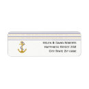 Search for gold anchor return address labels Beach
