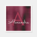 Search for initial napkins Monogrammed