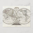 Search for vintage world globe postcards Map