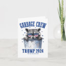 Search for garbage cards invites President