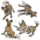 Search for african wild dog stickers Safari