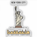 Search for nyc landmarks stickers Statue of liberty