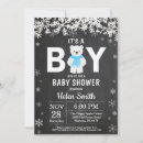 Search for rustic baby boy shower invitations Snowflake