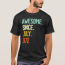 Search for july 1972 tshirts Birthday