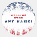Search for welcome home stickers Stars and stripes