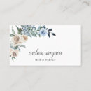 Search for dried flowers business cards For her