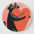 Search for black cat clocks Retro