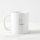 Search for monogram bridal shower mugs Modern