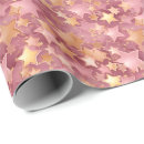 Search for pink and gold star wrapping paper Elegant