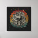 Search for floral skull canvas prints Dead
