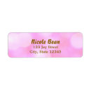Search for bokeh lights return address labels Chic