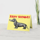 Search for funny dachshund birthday cards Cute