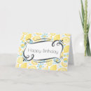 Search for lemon birthday cards Yellow lemons