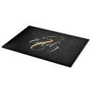 Search for black and gold chopping boards Initial