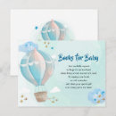 Search for up and away invitations Blue hot air balloon