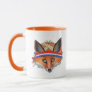 Search for red fox cartoon mugs Whimsical