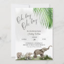 Search for twin elephant baby shower invitations Watercolor