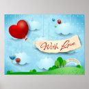 Search for heart shaped balloons posters Valentine