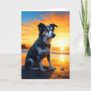 Search for beach at sunset birthday cards Ocean