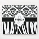 Search for damask monogram mousepads White