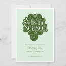 Search for mint green christmas invitations Snowflakes