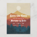 Search for orange blue save the dates Boho